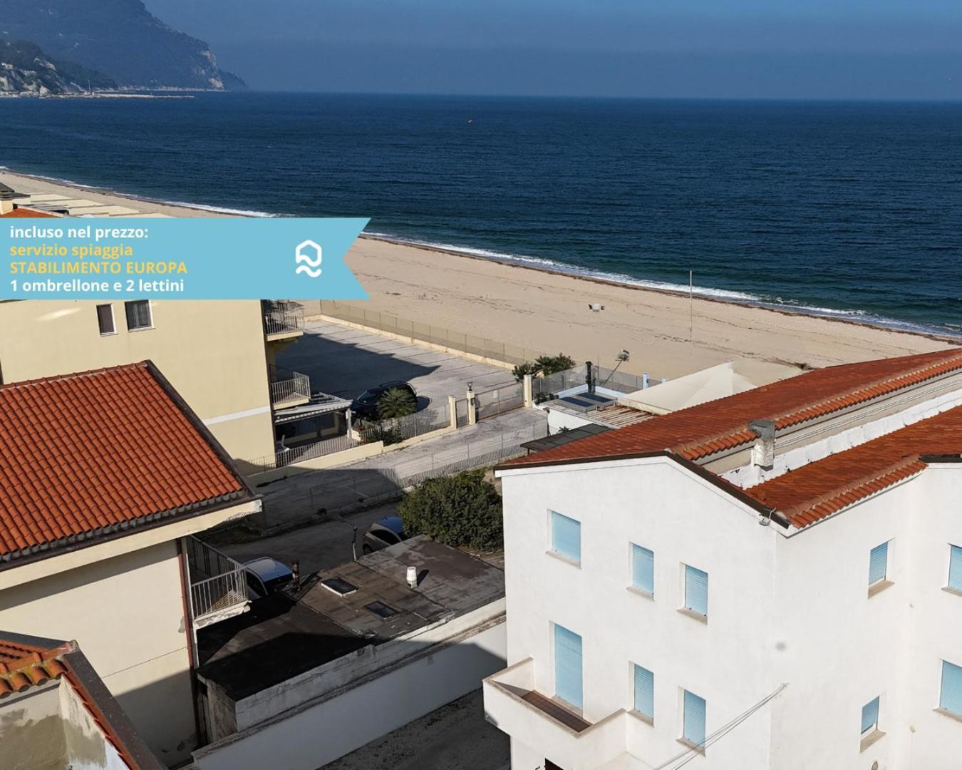 Rs317 - Marcelli, Bilocale In Residence Fronte Mare מראה חיצוני תמונה